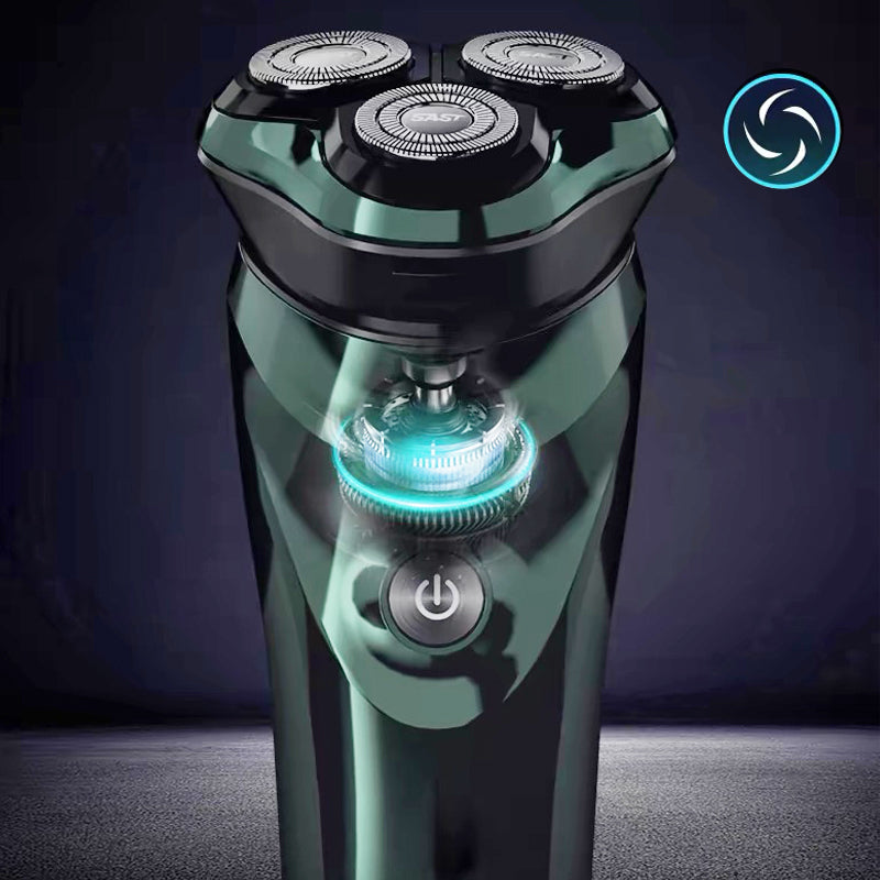 Rechargeable Cordless Electric Shaver with Pop-Up Trimmer