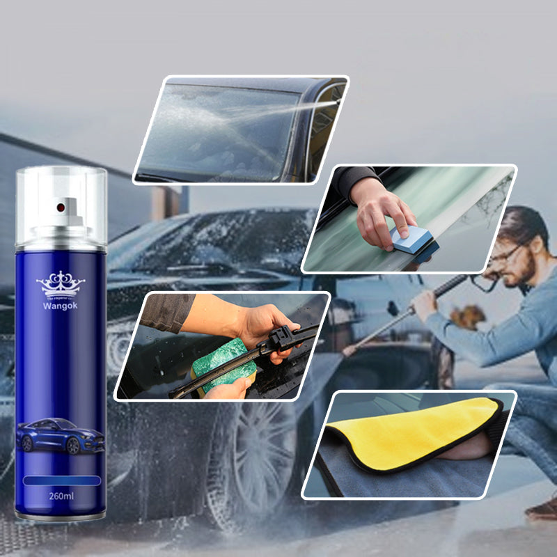 Practical Gifts - Car Glass Oil Film Stain Removal Foam Cleaner