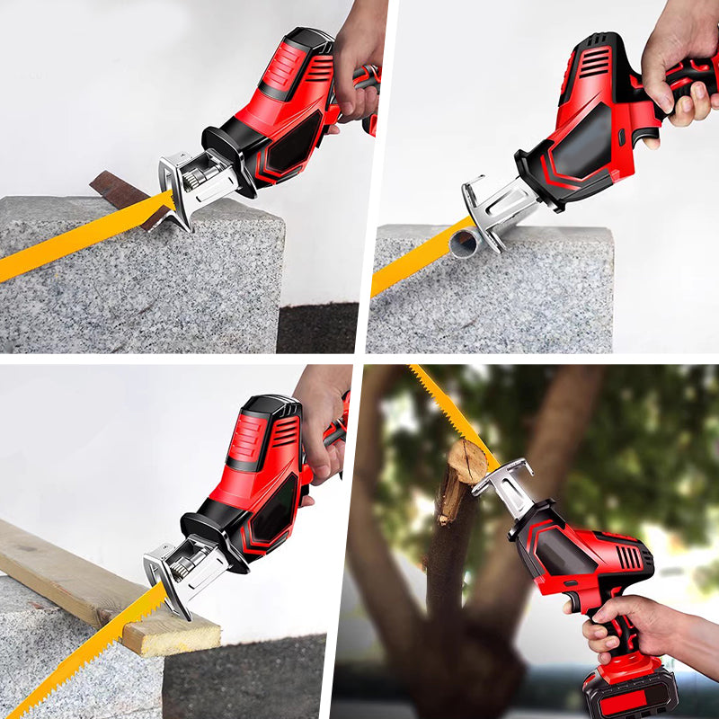 Outdoor Portable Powerful Cordless Electric Logging Saw Set