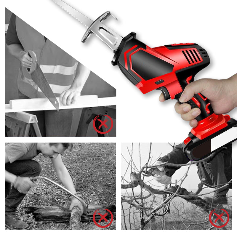 Outdoor Portable Powerful Cordless Electric Logging Saw Set