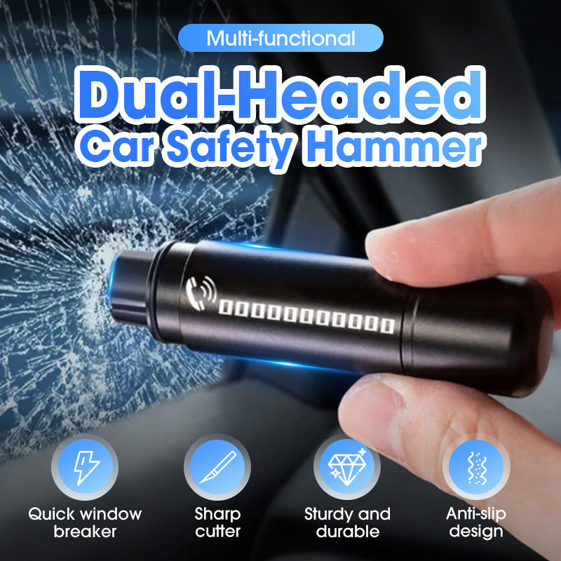 š„Hot New Productsš„Multi-Functional Dual-Headed Car Safety Hammerš„Out and about driving essentials!