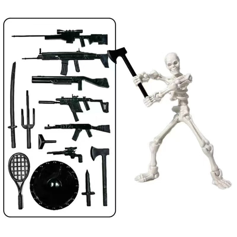 Dummy13 Skeleton Action Figure Full Joint Movable Assembly Toy Tricky Model Toy Give Friends Gift